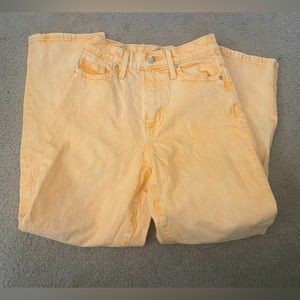 Universal threads Pastel orange acid wash pants